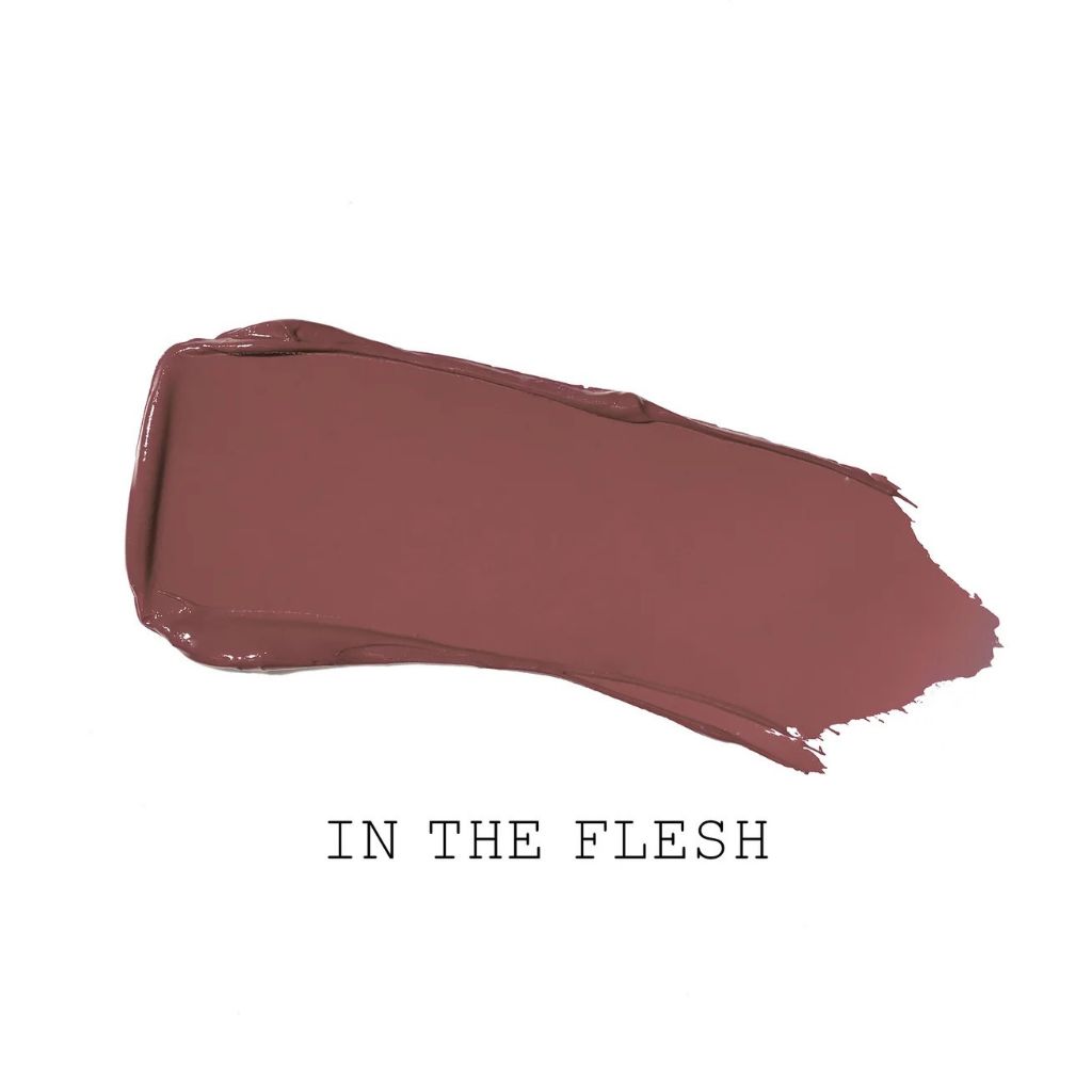 PAT McGrath Labs Satin Allure Lipstick 651 In The Flesh lip makeup tube and lipstick bullet