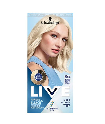 Schwarzkopf Live Powder Bleach Permanent Bold Blonde 00P