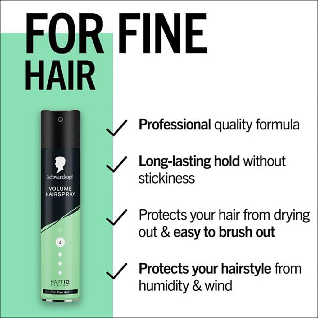 Schwarzkopf  Haptiq System Volume Hairspray 4
