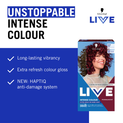 Schwarzkopf Live Intense Colour Extra Bold On Dark Hair Permanent Hair Dye