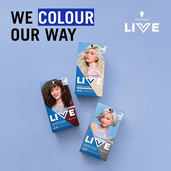 Schwarzkopf Live Intense Colour Iconic Blonde On Light Hair Permanent Hair Dye