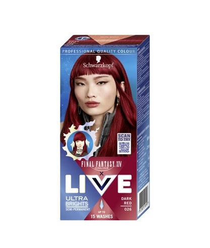Schwarzkopf Live Ultra Brights Semi Permanent Dark Red 026