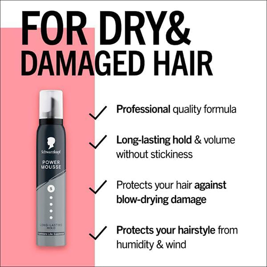 Schwarzkopf  Long Lasting Hold Power Mousse 5