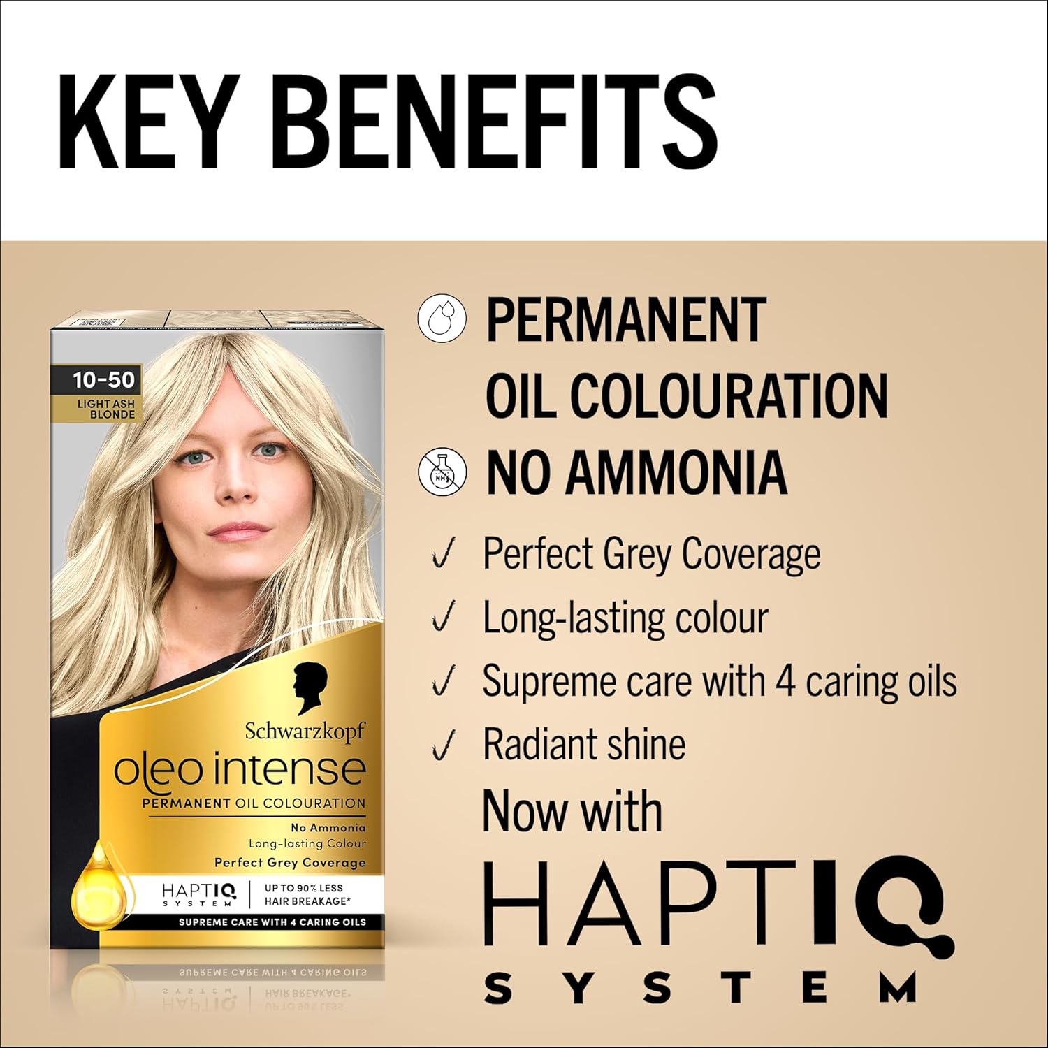 Schwarzkopf Oleo Intense No 10 50 Light Ash Blonde