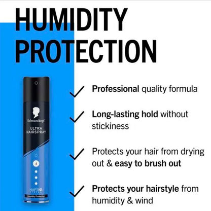Schwarzkopf  Haptiq System Humidity Protection Ultra Hairspray 4