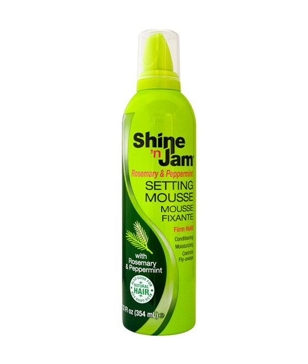 Ampro Shine N Jam Rosemary And Peppermint Firm Hold Setting Mousse