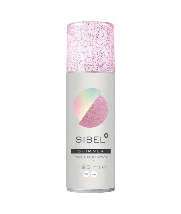 Sibel  Shimmer Hair And Body Spray Pink