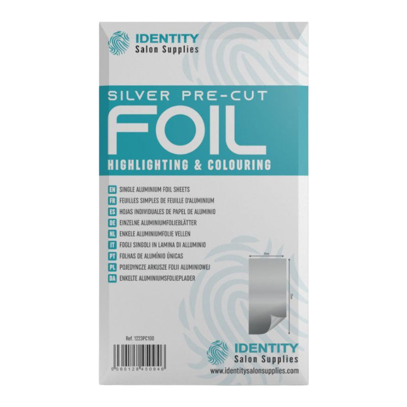 Identity Salon Supplies Silver Pre Cut Foil Highlighting And Colouring