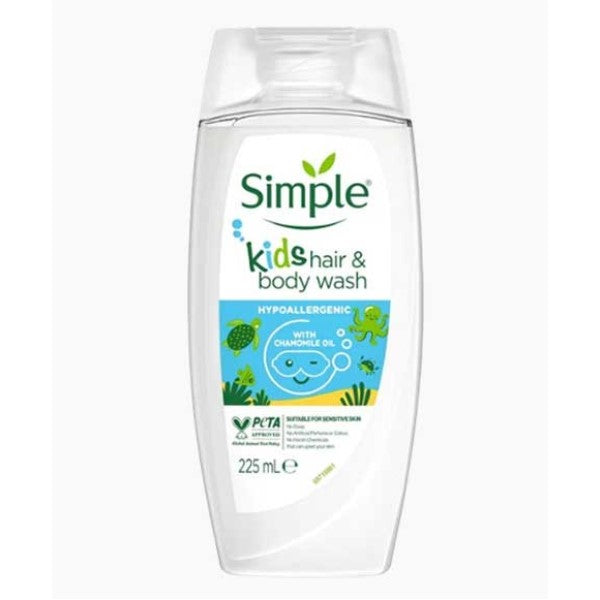 Simple  Kids Hair And Body Wash With Chamomile Oil