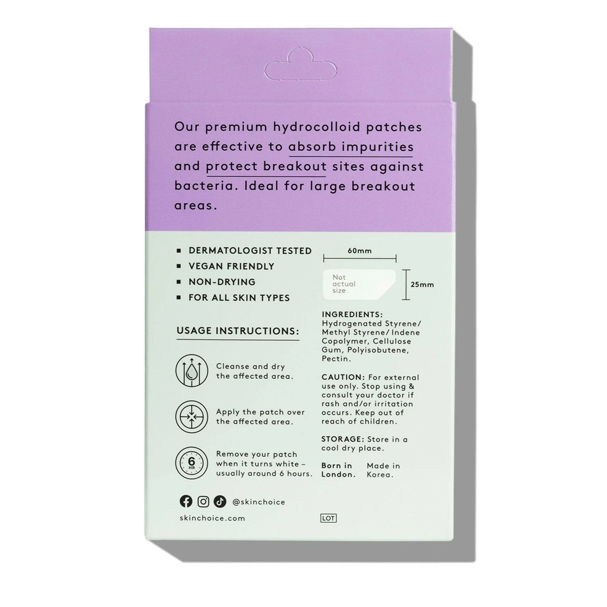 Skin Choice Breakout Pimple Patch Classic Xtra