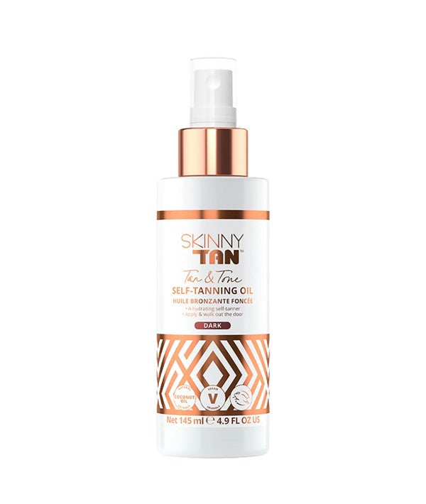 Skinny Tan Tan And Tone Self Tanning Oil Dark
