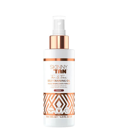 Skinny Tan Tan And Tone Self Tanning Oil Dark