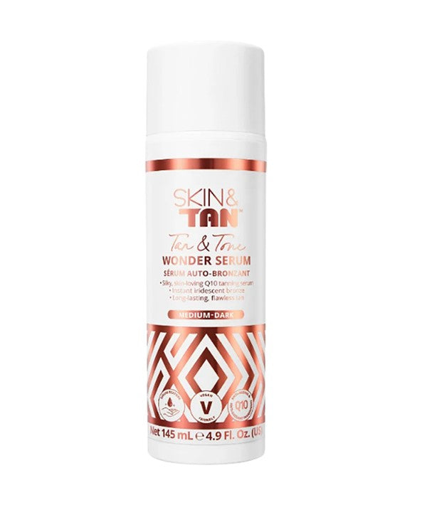 Skinny Tan Tan And Tone Wonder Serum Medium Dark