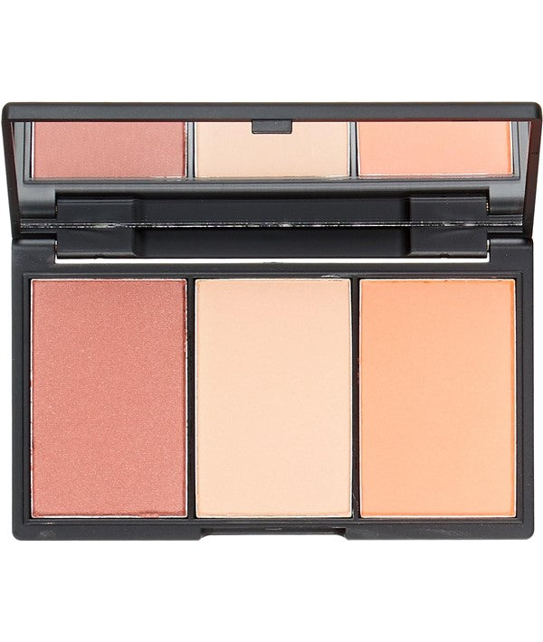 Sleek Make Up Blush By 3 Palette with three shades of face blush in a sleek compact for natural, radiant skin.