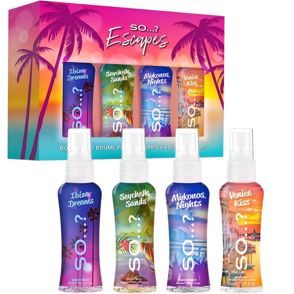 So Fragrance So Escapes Summer Mini Mist Set