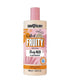 Soap and Glory Call of Fruity refreshing body wash in a clear bottle with a colorful label, perfect for bath and shower use.