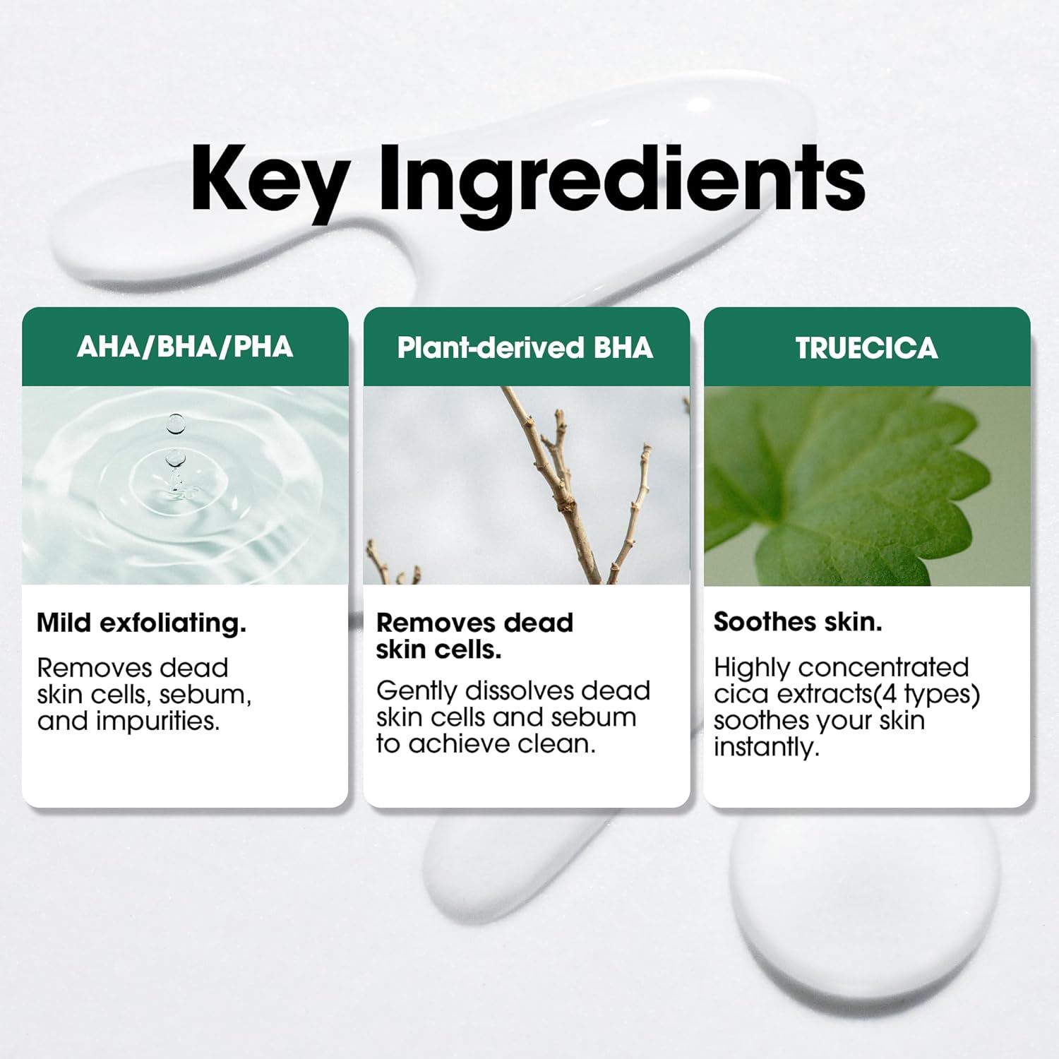 Some By Mi AHA BHA PHA 30 Days Miracle Truecica Clear Pad showing the product packaging with pads inside