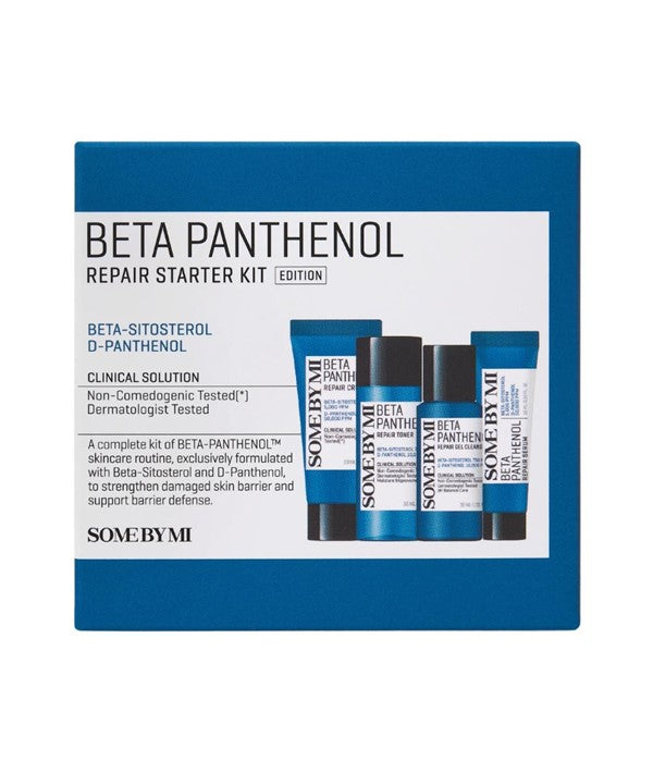 Some By Mi Beta Panthenol Repair Starter Kit with skincare bottles and packaging, part of the K-beauty bundles.