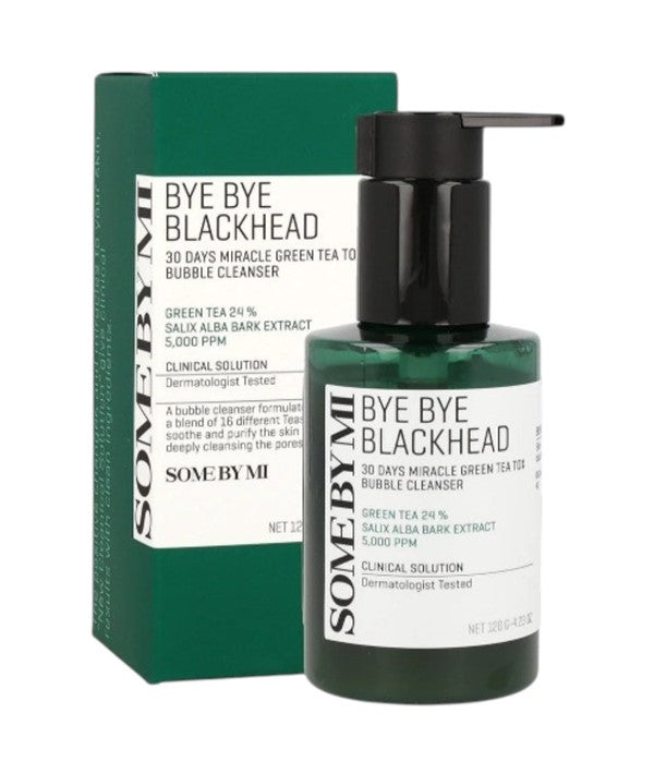 Some By Mi Bye Bye Blackhead 30 Days Miracle Green Tea Tox Bubble Cleanser