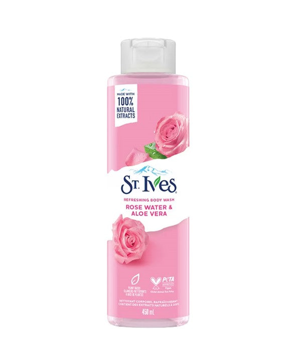 St Ives Rose Water And Aloe Vera Refreshing Body Wash