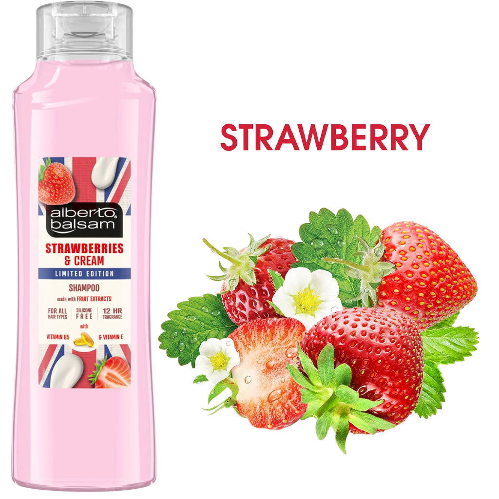 Alberto Balsam Strawberries And Cream Limited Edition Shampoo