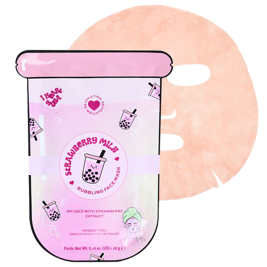 Revolution Strawberry Milk Bubbling Face Mask