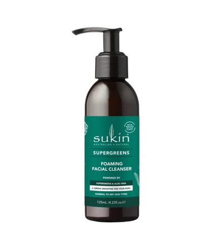 Sukin Australian Natural Skincare Super Greens Foaming Facial Cleanser