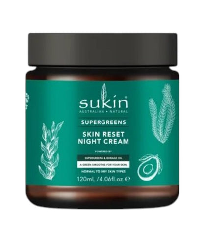 Sukin Australian Natural Skincare Super Greens Skin Reset Night Cream