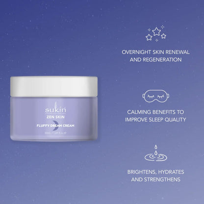 Sukin Australian Natural Skincare Zen Skin Fluffy Dream Cream