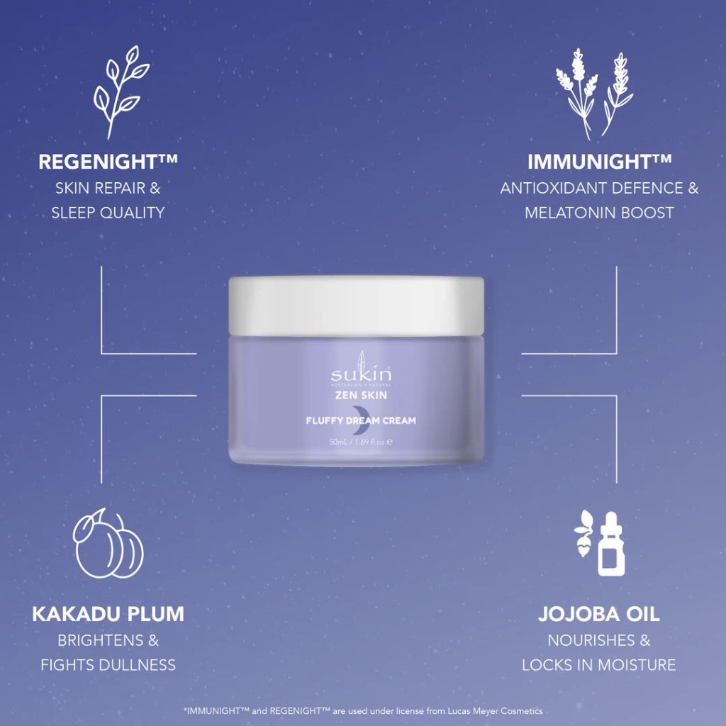 Sukin Australian Natural Skincare Zen Skin Fluffy Dream Cream