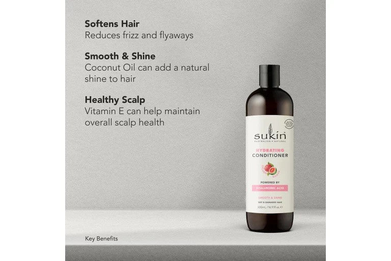 Sukin  Smooth And Shine Lychee And Guava Hydrating Conditioner