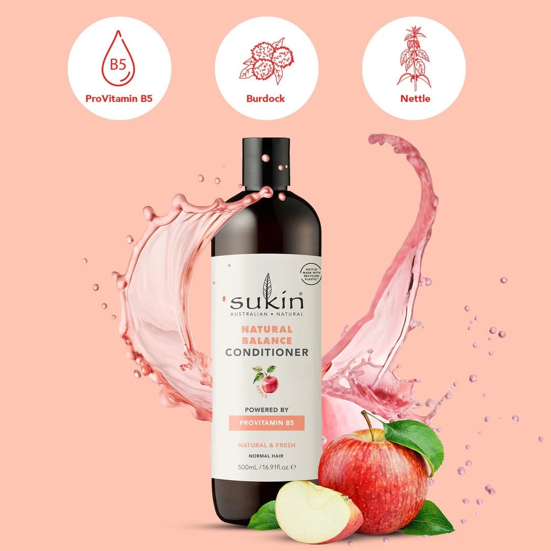 Sukin Natural Balance Apple Conditioner Powered By Provitamin B5
