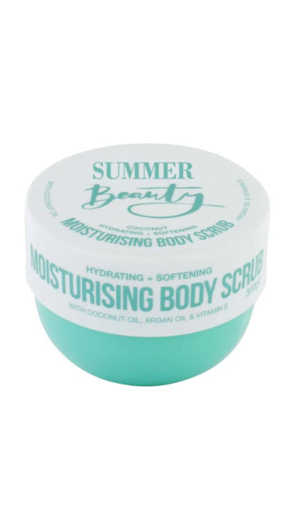 Summer Beauty Sol Beauty Moisturising Body Scrub With Coconut Oil Vitamin E And Argan Oil
