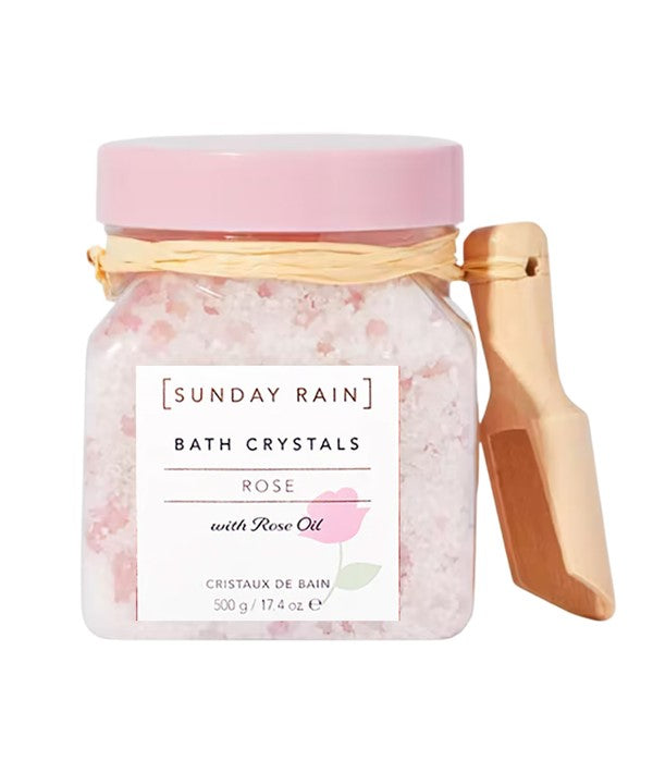 Sunday Rain Rose Bath Crystals