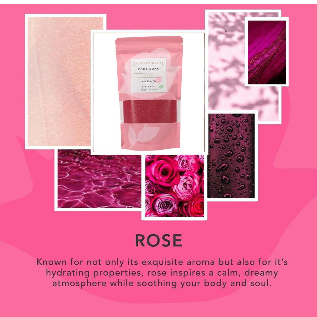 Sunday Rain Rose Foot Soak
