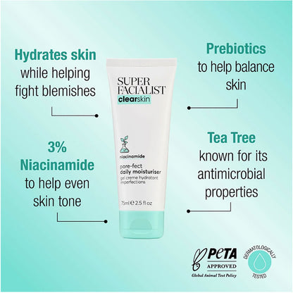 Super Facialist Clear Skin Pore Fect Daily Moisturiser