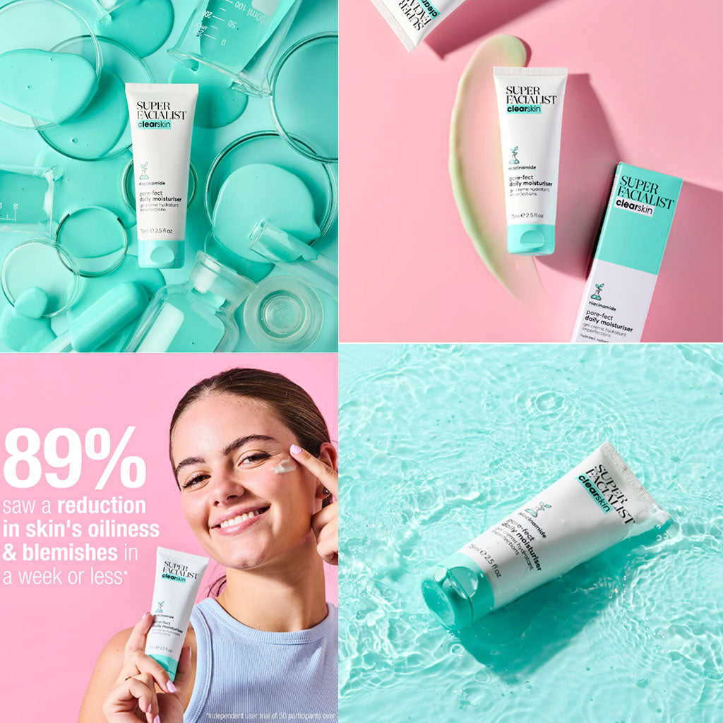 Super Facialist Clear Skin Pore Fect Daily Moisturiser