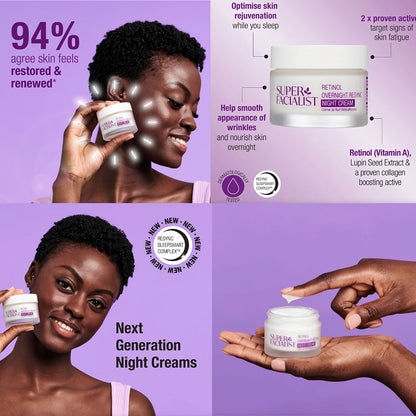 Super Facialist Retinol Overnight Resync Night Cream