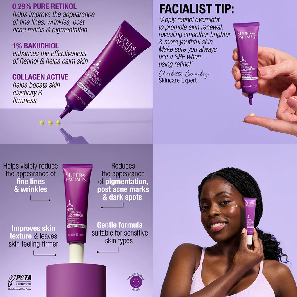 Super Facialist Retinol Resurfacing Concentrate Serum