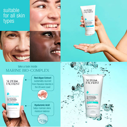 Super Facialist Vegan Collagen Rejuvenating Gel Cleanser