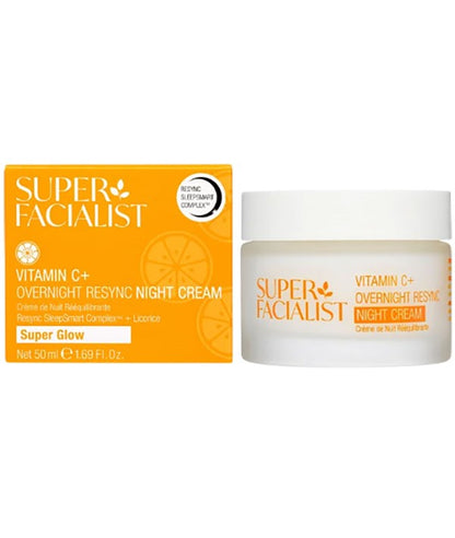 Super Facialist Vitamin C Overnight Resync Super Glow Night Cream