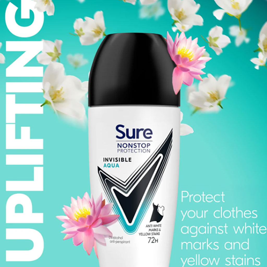 Sure Nonstop Protection 72H Invisible Aqua Anti Perspirant
