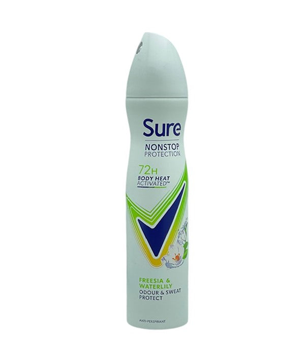 Sure Nonstop Protection 72H Freesia And Waterlily Deodorant Spray