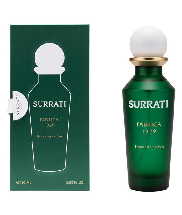 Surrati Fabrica 1929 Extrait De Parfum for Him bottle in detailed product packaging