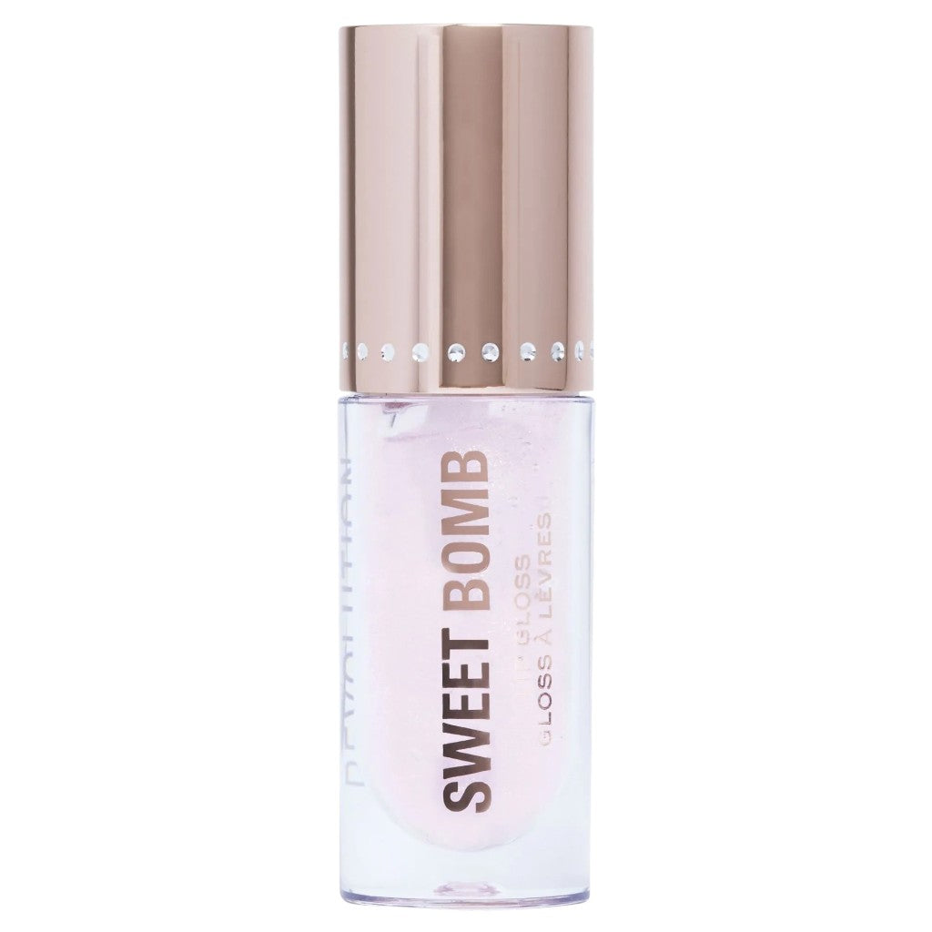 Revolution Sweet Bomb Lip Gloss Candy Floss Pink Glitter