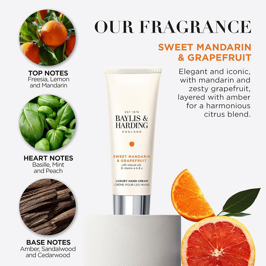 Baylis And Harding Sweet Mandarin And Grapefruit Luxury Hand Cream