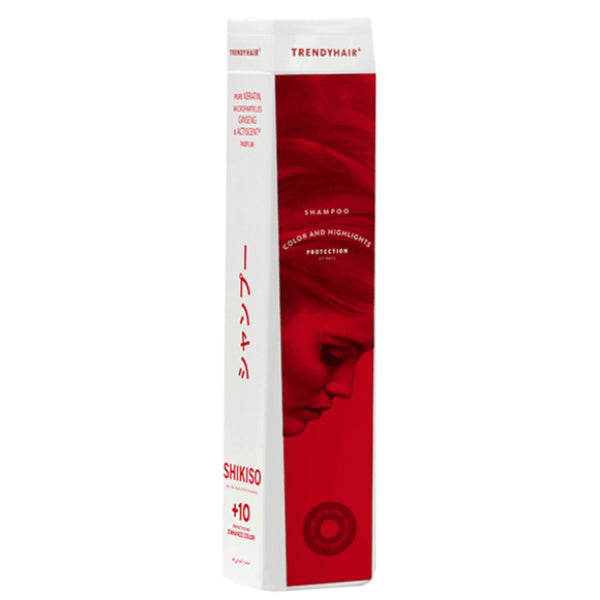 Trendy Hair Bain Shikiso Keratin With Ginseng Shampoo For Colored Hair