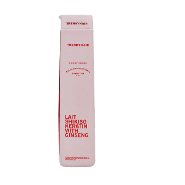 Trendy Hair Lait Shikiso Keratin With Ginseng Conditioner For Colored Hair