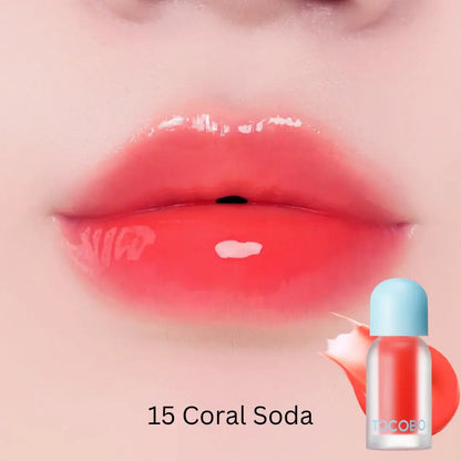 TOCOBO Juicy Berry Plumping Lip Oil 15 Coral Soda