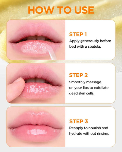 TOCOBO Lemon Oil Sugar Scrub Lip Mask
